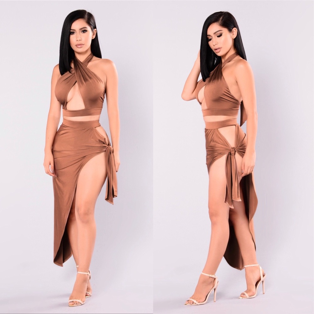 Fashion Nova- Egyptian Queen cut out set